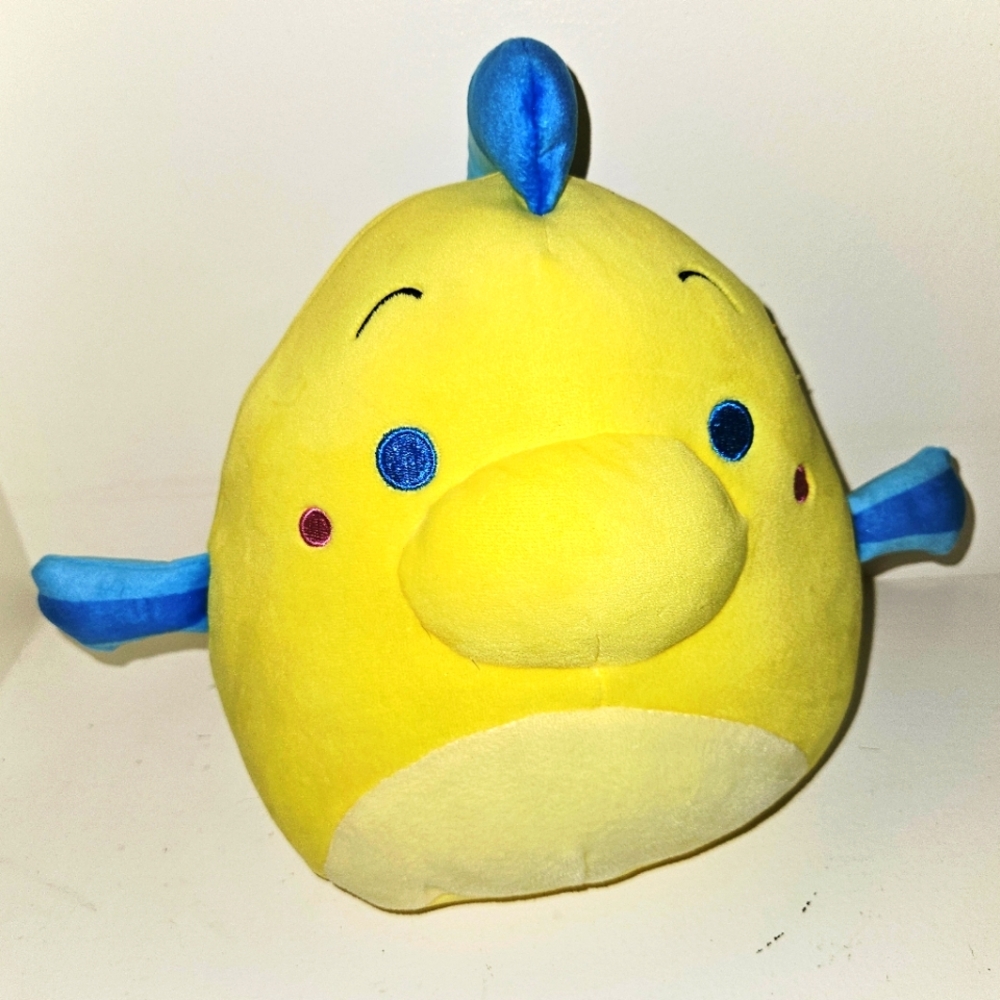 Squishmallows Disney The Little Mermaid Flounder Plush 8”